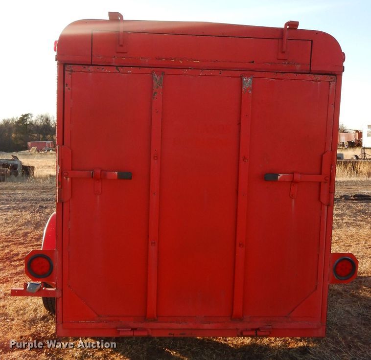 image for item GF9935 Shop built utility trailer