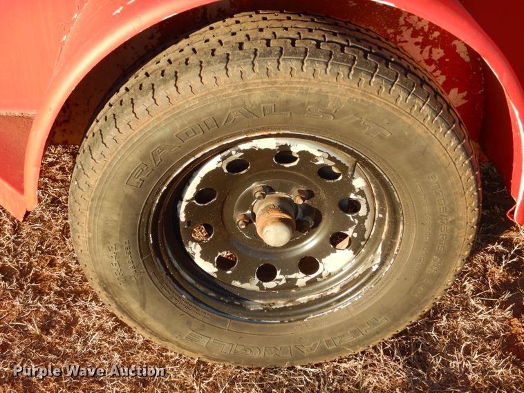 image for item GF9935 Shop built utility trailer