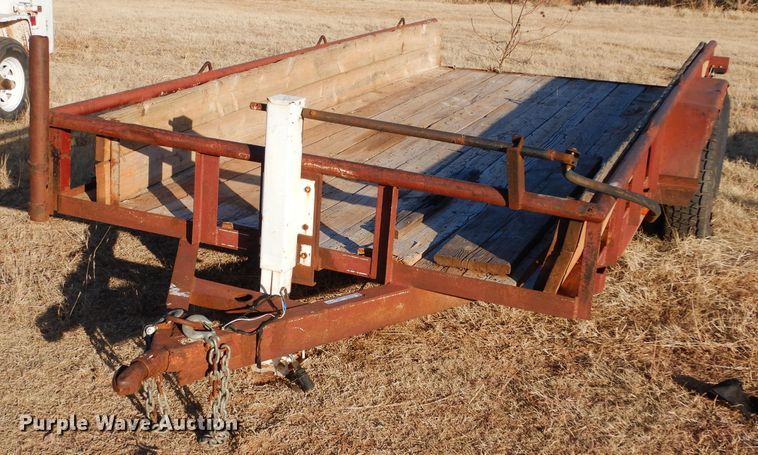 image for item GF9939 Shop built utility trailer