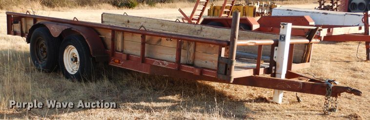 image for item GF9939 Shop built utility trailer