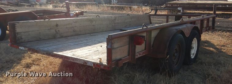 image for item GF9939 Shop built utility trailer