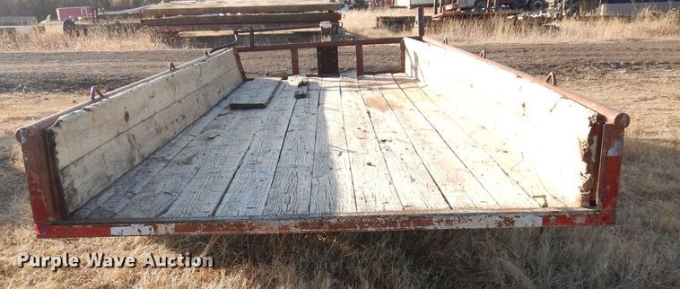 image for item GF9939 Shop built utility trailer