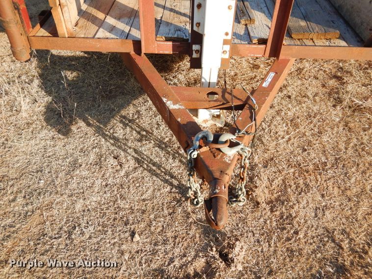 image for item GF9939 Shop built utility trailer