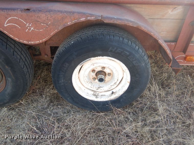 image for item GF9939 Shop built utility trailer