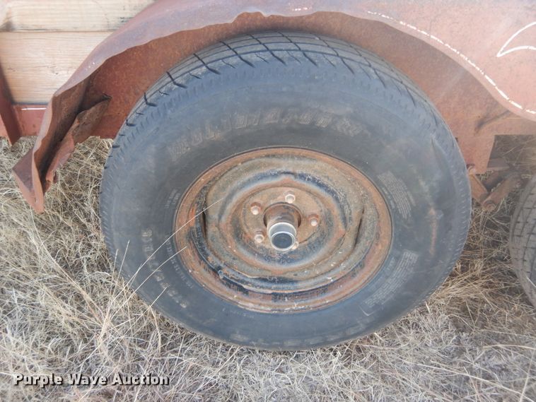 image for item GF9939 Shop built utility trailer