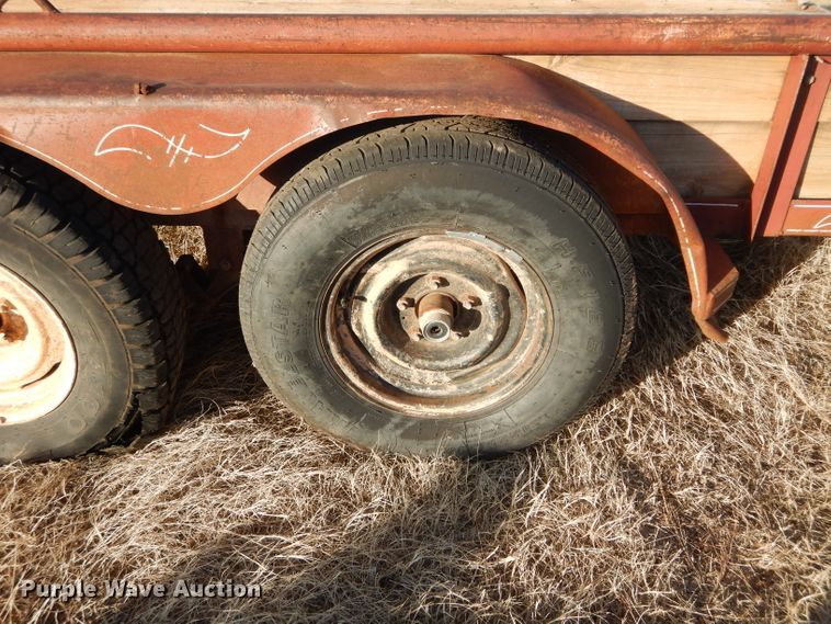 image for item GF9939 Shop built utility trailer