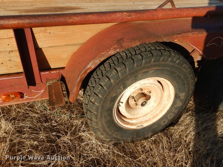 image for item GF9939 Shop built utility trailer