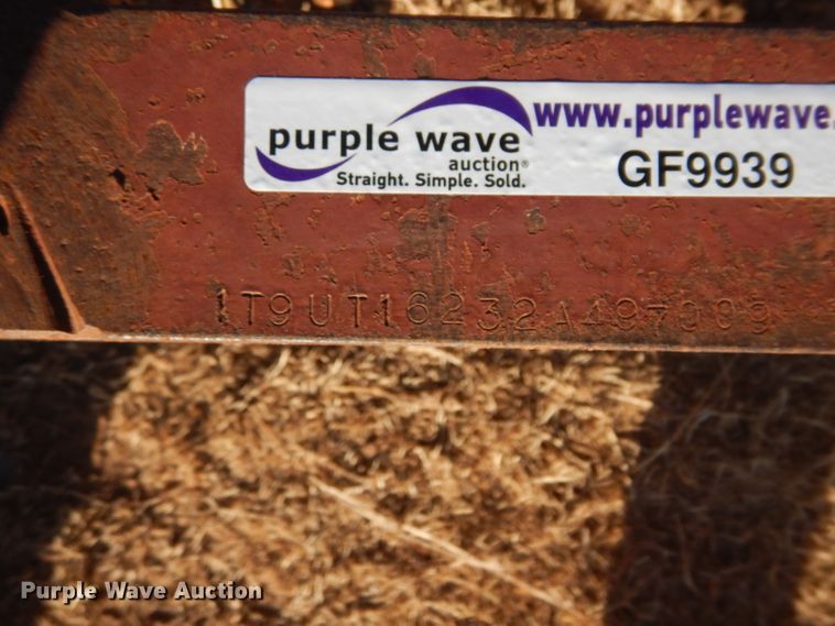 image for item GF9939 Shop built utility trailer