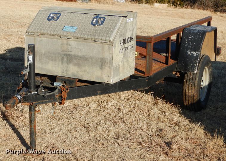 image for item GF9942 Shop built utility trailer
