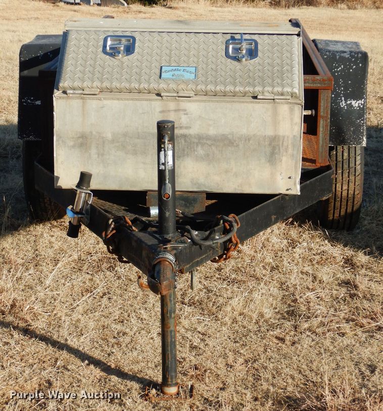 image for item GF9942 Shop built utility trailer