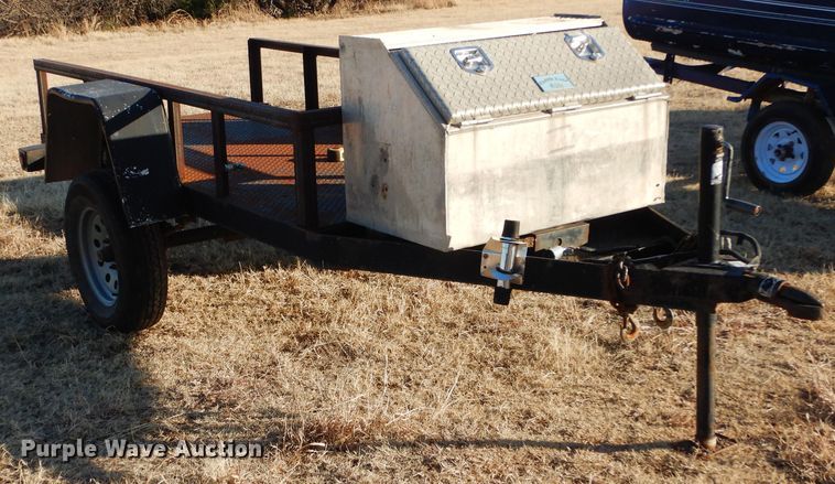 image for item GF9942 Shop built utility trailer