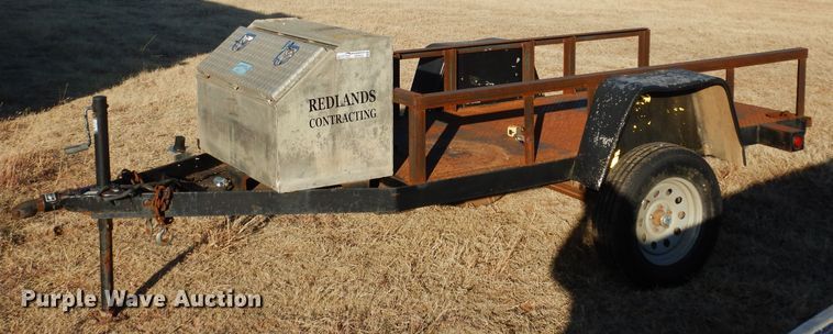 image for item GF9942 Shop built utility trailer