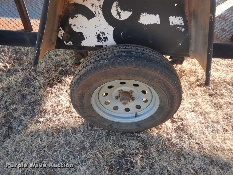 image for item GF9942 Shop built utility trailer