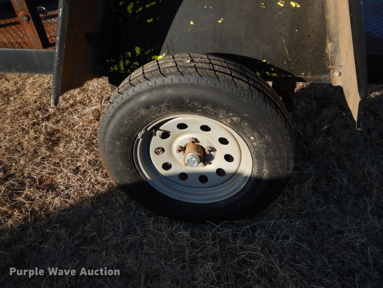 image for item GF9942 Shop built utility trailer