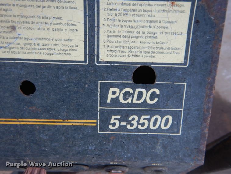 image for item GF9954 Landa PCDC 5-3500 pressure washer