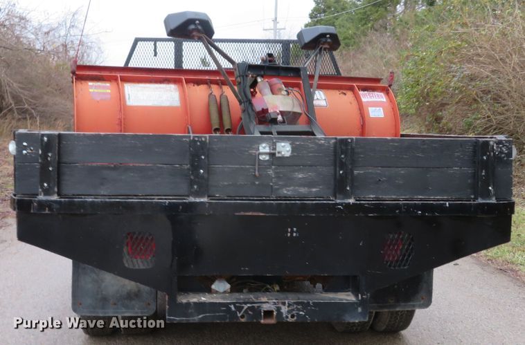 image for item GI9031 1997 Ford F350 XL flatbed pickup truck