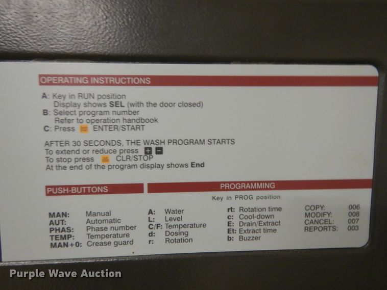 image for item GJ9217 Continental washing machine