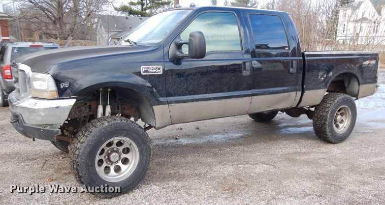 image for item H1214 1999 Ford F250 Super Duty Crew Cab pickup truck