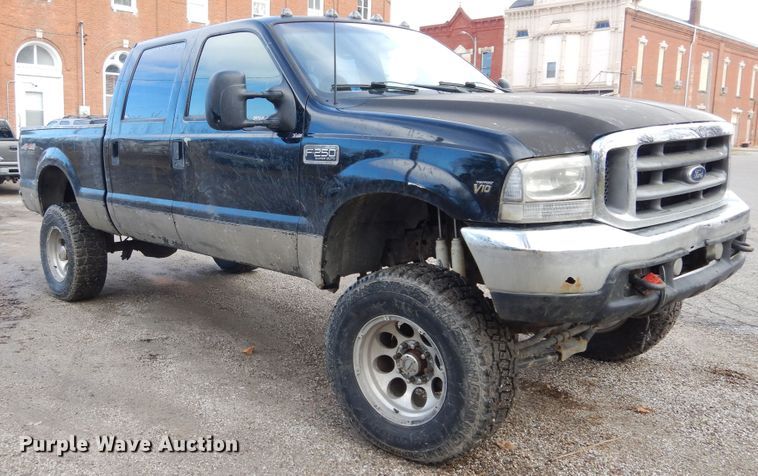 image for item H1214 1999 Ford F250 Super Duty Crew Cab pickup truck