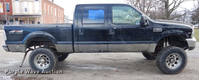 image for item H1214 1999 Ford F250 Super Duty Crew Cab pickup truck