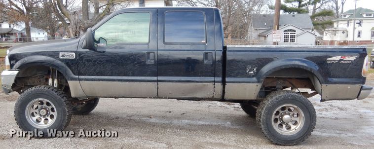 image for item H1214 1999 Ford F250 Super Duty Crew Cab pickup truck