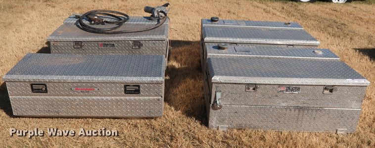 image for item H1220 (4) Delta Consolidated fuel tank/toolboxes