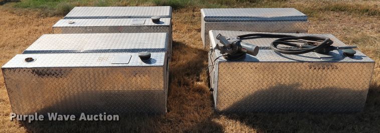 image for item H1220 (4) Delta Consolidated fuel tank/toolboxes