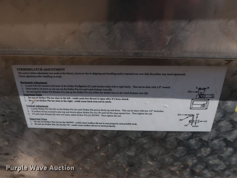 image for item H1220 (4) Delta Consolidated fuel tank/toolboxes