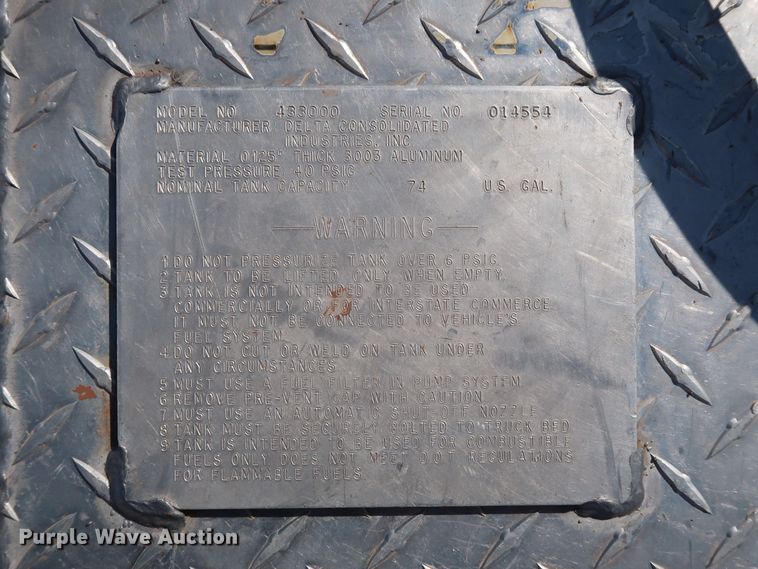 image for item H1220 (4) Delta Consolidated fuel tank/toolboxes