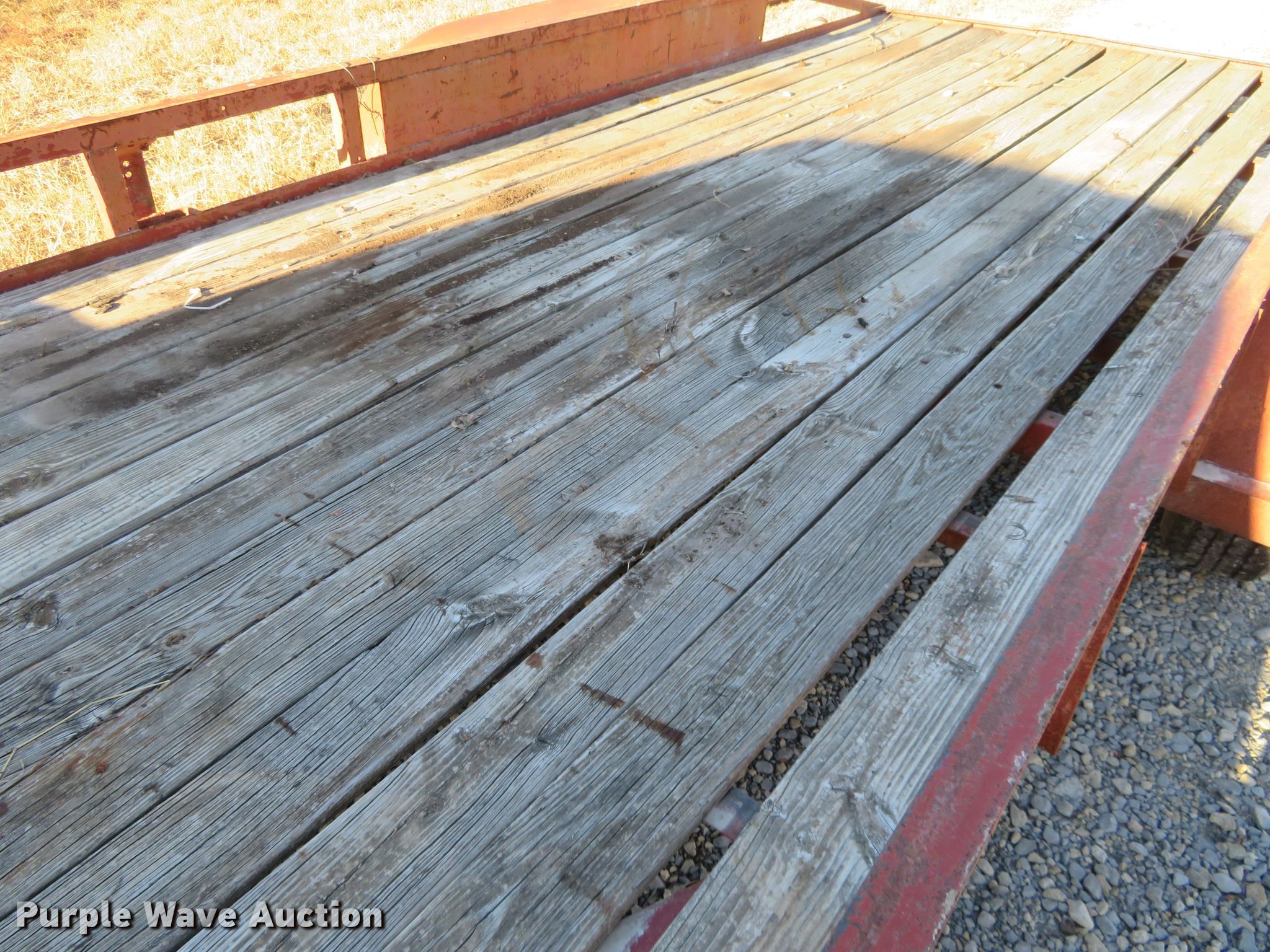 Shop built utility trailer in Newkirk, OK Item FY9750 sold Purple Wave