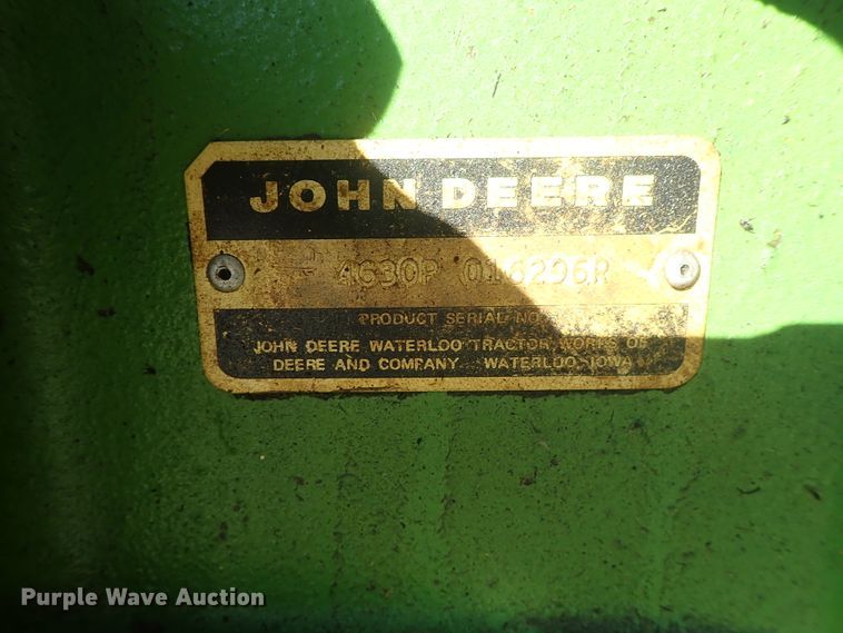 image for item DC3480 1975 John Deere 4630 tractor