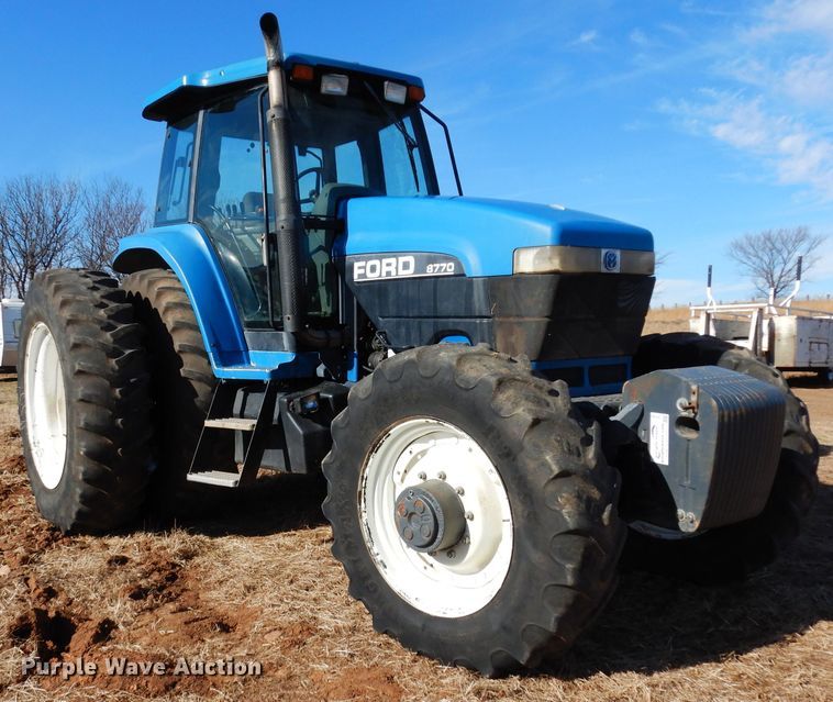 image for item DE4164 1995 Ford 8770 MFWD tractor