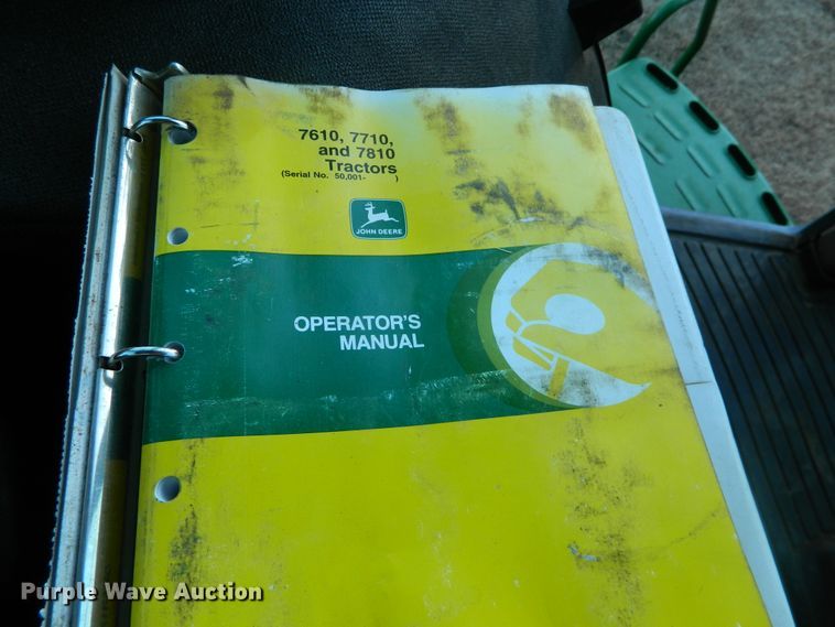 image for item DE4370 2001 John Deere 7610 MFWD tractor