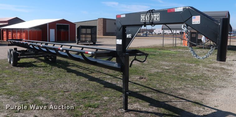 image for item DH0762 2019 May hay bale trailer