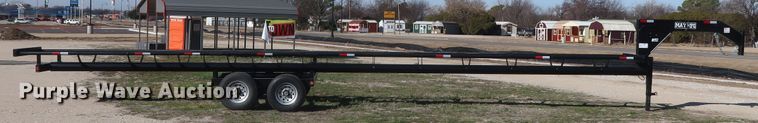 image for item DH0762 2019 May hay bale trailer