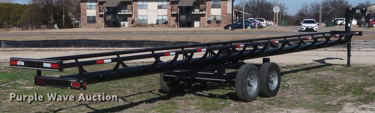 image for item DH0762 2019 May hay bale trailer
