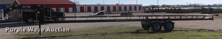 image for item DH0762 2019 May hay bale trailer