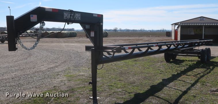 image for item DH0762 2019 May hay bale trailer