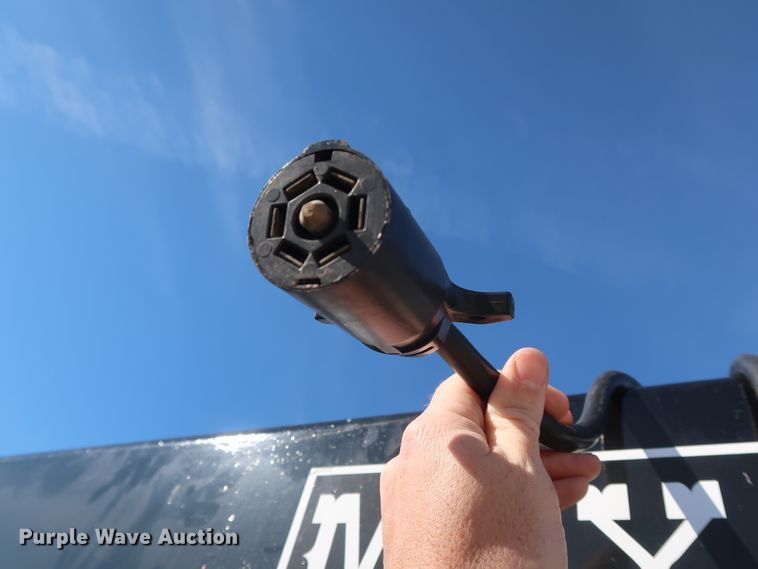 image for item DH0762 2019 May hay bale trailer