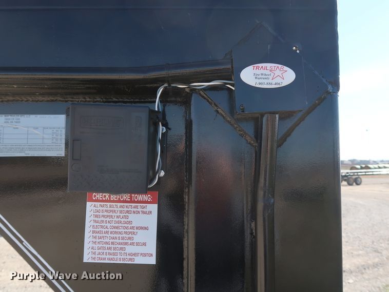 image for item DH0762 2019 May hay bale trailer