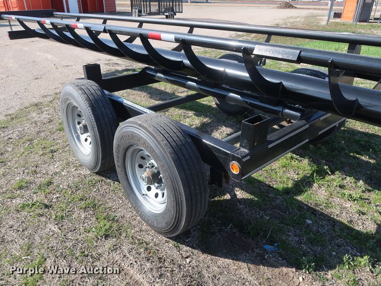 image for item DH0762 2019 May hay bale trailer