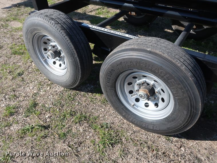 image for item DH0762 2019 May hay bale trailer