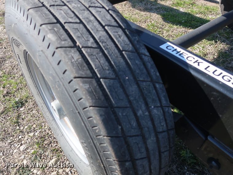 image for item DH0762 2019 May hay bale trailer