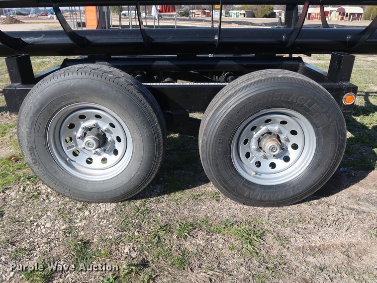 image for item DH0762 2019 May hay bale trailer