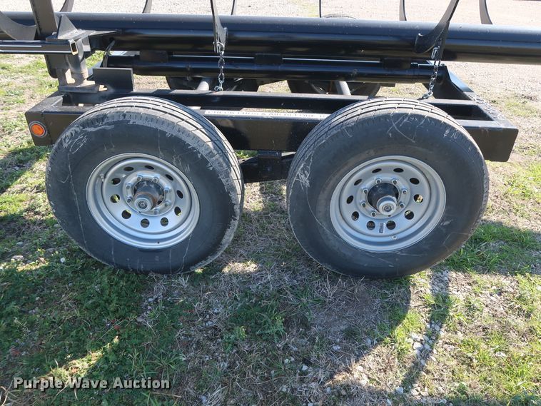image for item DH0762 2019 May hay bale trailer