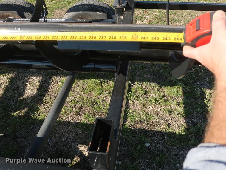 image for item DH0762 2019 May hay bale trailer