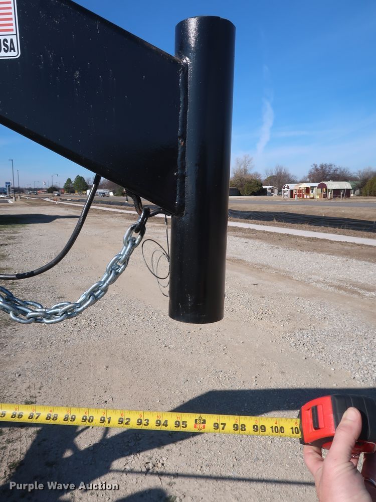 image for item DH0762 2019 May hay bale trailer