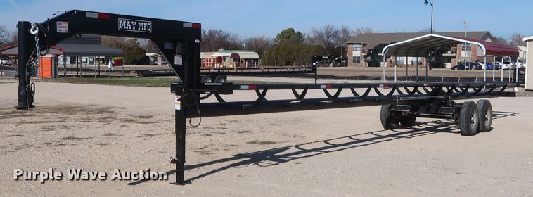 image for item DH0763 2019 May hay bale trailer