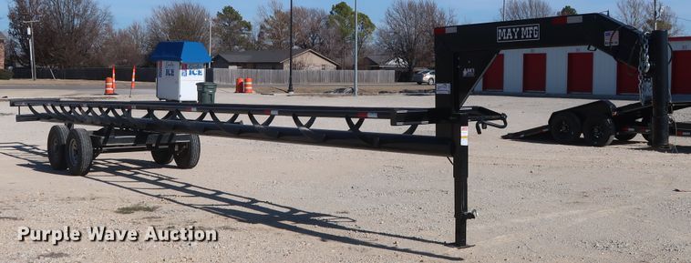 image for item DH0763 2019 May hay bale trailer