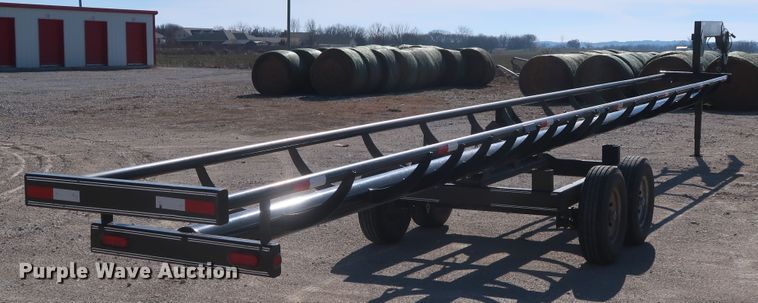 image for item DH0763 2019 May hay bale trailer
